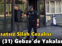 Ruhsatsız Silah Cezalısı F.Y. (31) Gebze’de Yakalandı