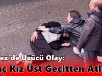Körfez'de Üzücü Olay: Genç Kız Üst Geçitten Atladı