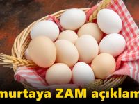 Yumurtaya zam açıklaması