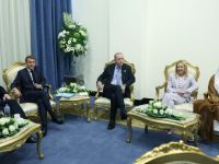 Mısır'daki zirveye damga vuran görüntü