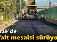 Gebze’de Asfalt Mesaisi Sürüyor