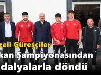 Gebzeli Güreşçiler Balkan Şampiyonasından Madalyalarla Döndü