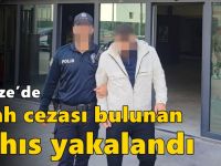Gebze’de Silah Cezası Bulunan Şahıs Yakalandı