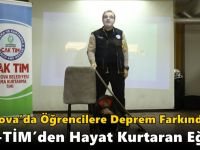 Çayırova’da Öğrencilere Deprem Farkındalığı: ÇAK-TİM’den Hayat Kurtaran Eğitim