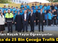 DARICALI ÇOCUKLARA TRAFİK BİLİNCİ AŞILANIYOR