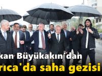 Başkan Büyükakın'dan Darıca'da saha gezisi