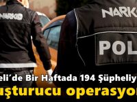 Kocaeli’de Bir Haftada 194 Şüpheliye Uyuşturucu Operasyonu