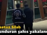 Ruhsatsız Silah Bulunduran Şahıs Yakalandı