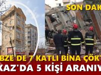 GEBZE’DE 7 KATLI BİNA ÇÖKTÜ!