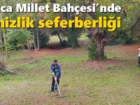 Darıca Millet Bahçesi’nde temizlik seferberliği