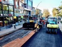 Körfez’de hafta sonu asfalt mesaisi