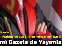 Kocaeli’nde Görevli Hakim ve Savcıların Yükselme Kararları Resmî Gazete’de Yayımlandı
