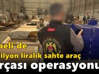 Kocaeli’de 15 Milyon Liralık Sahte Araç Parçası Operasyonu