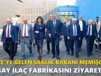 Sağlık Bakanı Memişoğlu, Atabay’ın yerli ve milli ilaç üretimiyle ilgili bilgi aldı