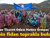 Gebze Ticaret Odası Hatıra Ormanı’nda 15.000 Fidan Toprakla Buluştu