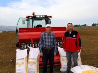 Büyükşehir’in hibeli tohumları toprakla buluştu