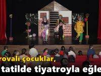 Çayırovalı çocuklar, ara tatilde tiyatroyla eğlendi