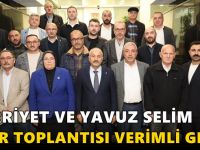 HÜRRİYET VE YAVUZ SELİM İMAR TOPLANTISI VERİMLİ GEÇTİ