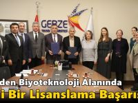 GTÜ’den Biyoteknoloji Alanında Yeni Bir Lisanslama Başarısı