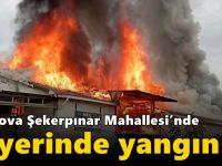 Çayırova Şekerpınar Mahallesi’nde İş Yerinde Yangın