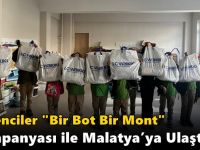 Öğrenciler "Bir Bot Bir Mont" Kampanyası ile Malatya’ya Ulaştılar