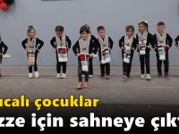 Darıcalı çocuklar Gazze için sahneye çıktı