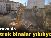 Çayırova’da metruk binalar yıkılıyor