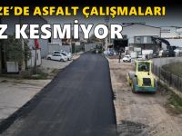 GEBZE’DE ASFALT ÇALIŞMALARI HIZ KESMİYOR