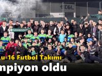 ÇESK u-16 Futbol Takımı şampiyon oldu