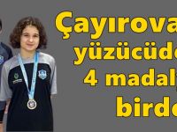 Çayırovalı yüzücüden 4 madalya birden
