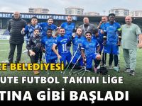 GEBZE BELEDİYESİ AMPUTE FUTBOL TAKIMI LİGE FIRTINA GİBİ BAŞLADI