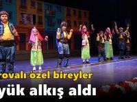 Çayırovalı özel bireyler büyük alkış aldı