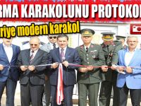 Jandarma karakolunu protokol açtı!