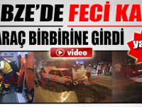 Gebze’de feci kaza