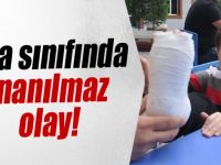 Ana sınıfında inanılmaz olay!