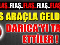 Lüks araçla geldiler Darıca'yı talan ettiler!