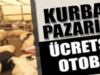 Kurban pazarına ücretsiz otobüs seferleri