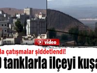 IŞİD ilçeyi tanklarla kuşattı!