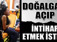 Doğalgazı açıp intihar etmek istedi