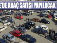 Gebze’de araç satışı yapılacak