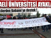 KOÜ’de Kobane eylemi