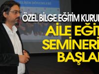 Özel Bilge’de aile eğitim seminerleri başladı