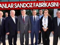 Başkanlar Sandoz fabrikasını gezdi