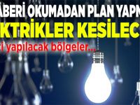 SEDAŞ planlı elektrik kesinti ilanı