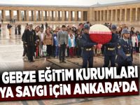 Özel Gebze Eğitim Kurumları Ata’ya saygı için Ankara’da