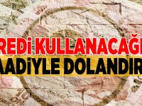 ‘Kredi kullandıracağım’ vaadiyle dolandırdı