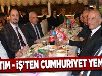 Eğitim-İş’ten cumhuriyet yemeği