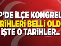 MHP’de ilçe kongreleri tarihleri belli oldu