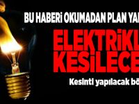 SEDAŞ planlı elektrik kesintisi ilanı