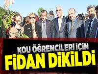 KOU öğrencileri için fidan dikildi